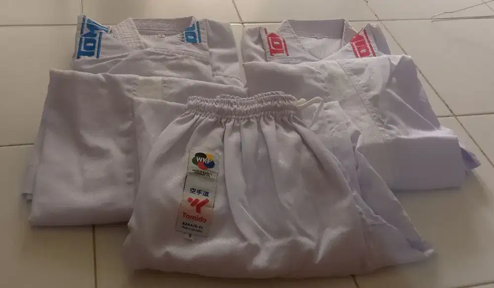 Dijual cepat Baju karate Tomido combo no.6