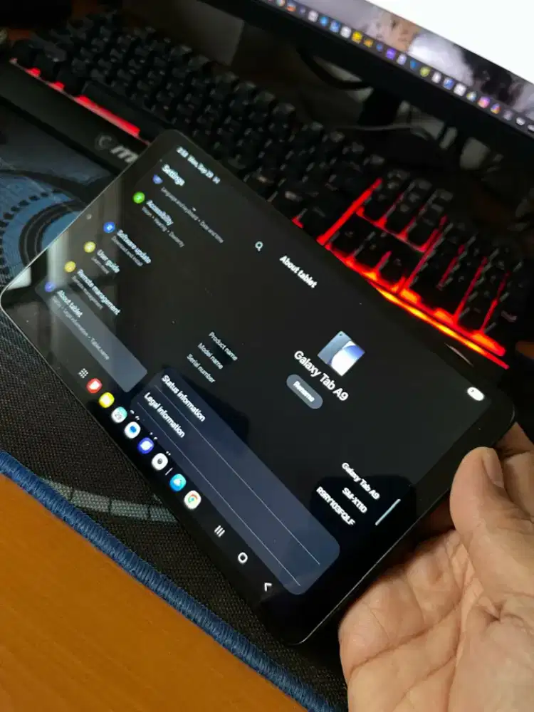Samsung Galaxy Tab A9  LTE / Cellular 4/64GB Mulus...Dijamin!!!