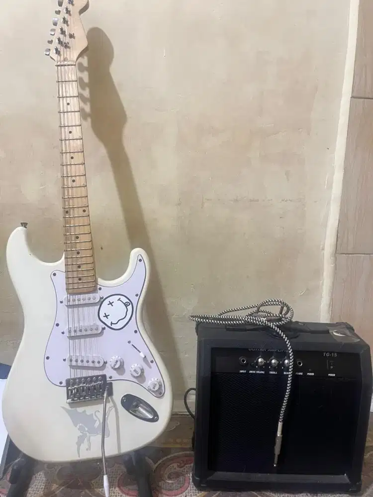 gitar elektrik & ampli distorsi