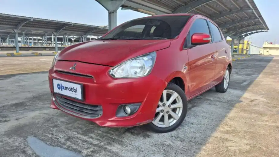 Mitsubishi Mirage 1.2 Exceed Bensin-AT 2015 Merah