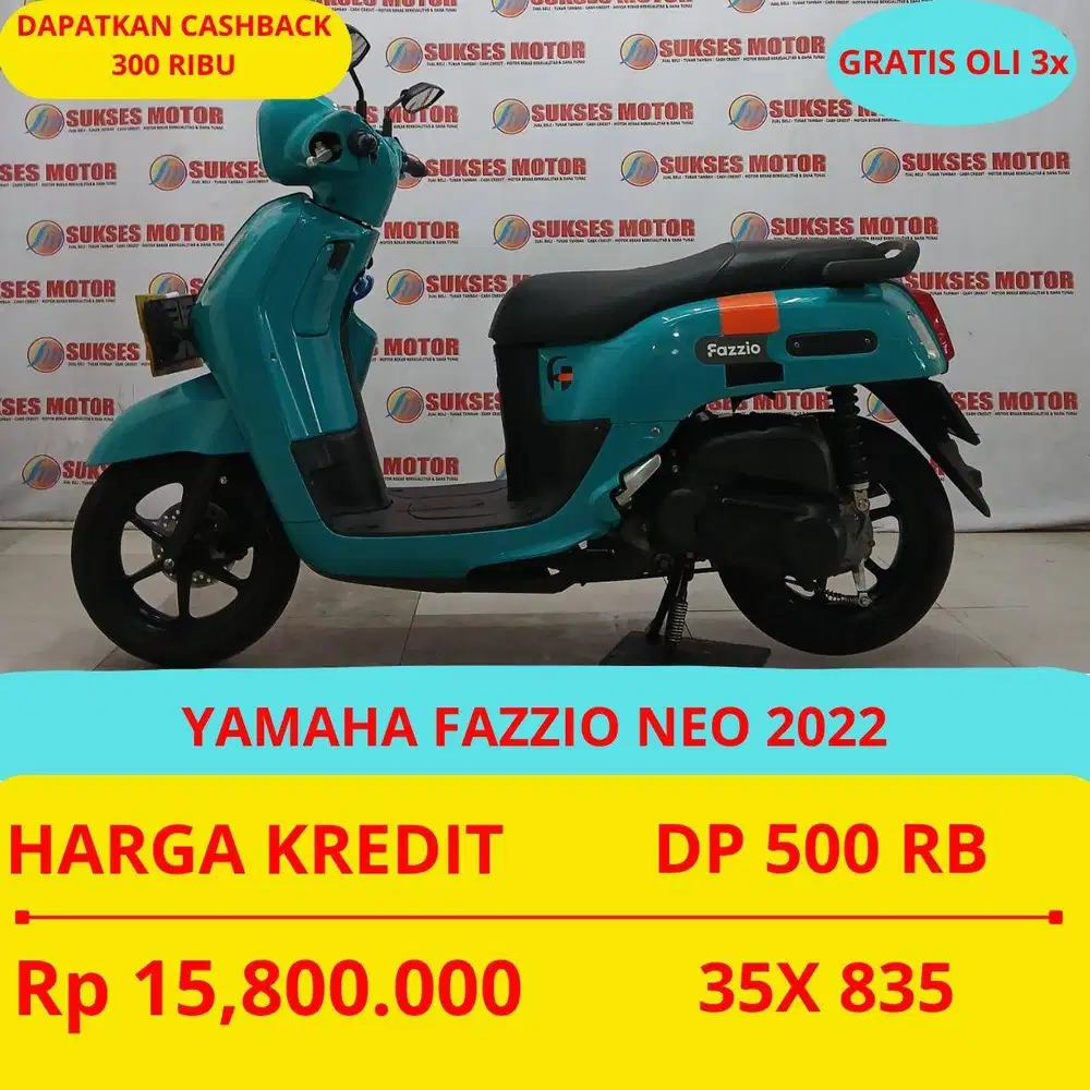 YAMAHA FAZZIO NEO 2022 DP MURAH 500 RIBU GUYSS