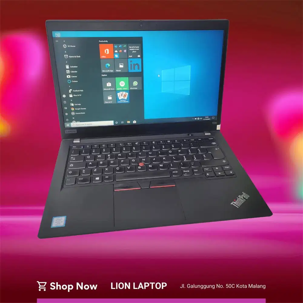 RAM 16GB i5 Gen 8 SSD 256GB Lenovo Thinkpad T490 [16|09]
