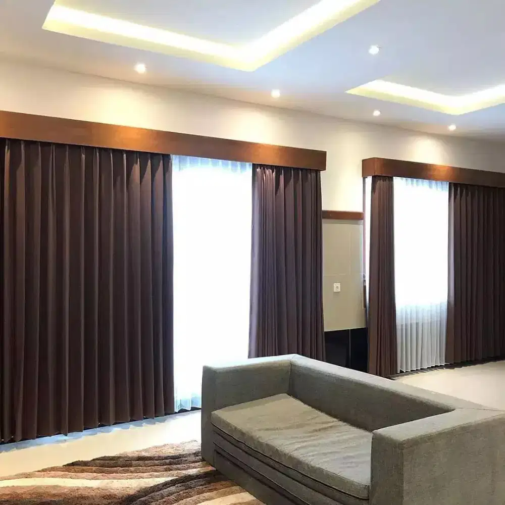 Gorden Custom Bahan Blackout | Gordyn Vitrase | Roller Blind