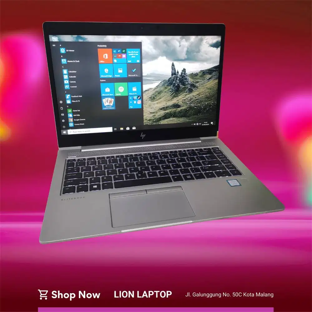 Core i5 Gen 8 RAM 8GB SSD 256GB HP Elitebook 840 G5 [16|09]