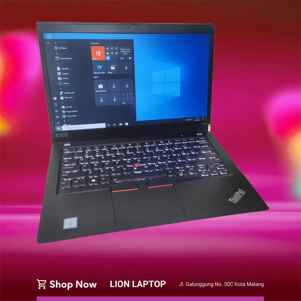RAM 16GB SSD 256GB Core i5 Slim Lenovo Thinkpad T490s [16|09]