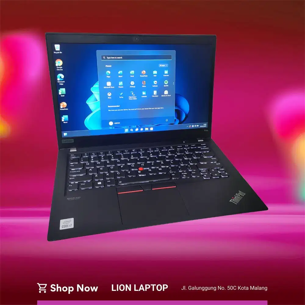 RAM 32GB Core i7 Gen 10 Slim SSD 256GB Lenovo Thinkpad T14S [16|09]
