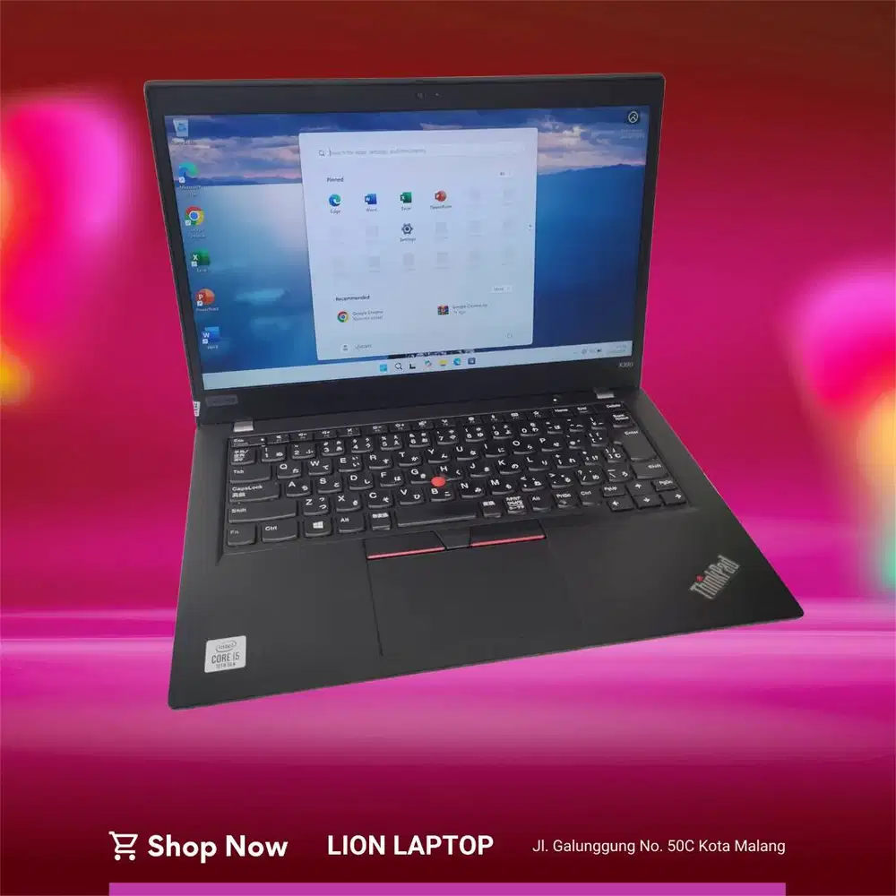 i5 GEN 10 Murah RAM 8GB Lenovo Thinkpad X390 [16|09]
