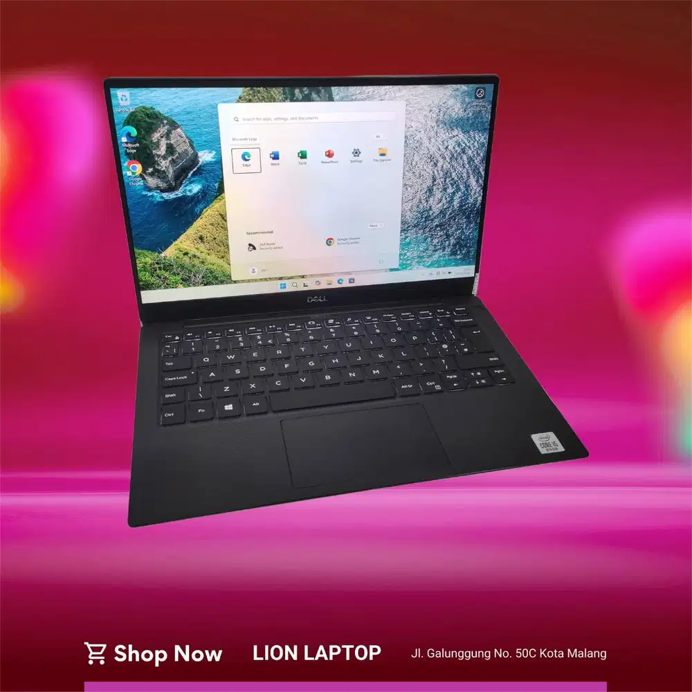 Slim & Ringan Core i5 gen 10 RAM 8 SSD 256 DELL XPS 13 7390 [16|09]