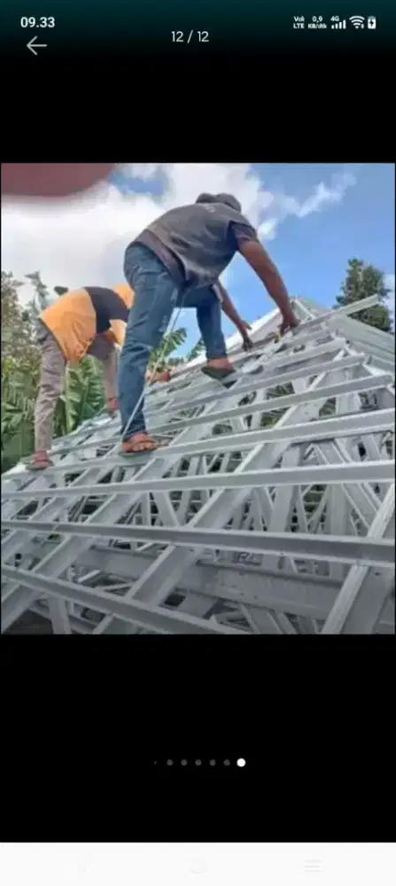 Atap bocor kanopi atap bajarigan terpasang dll