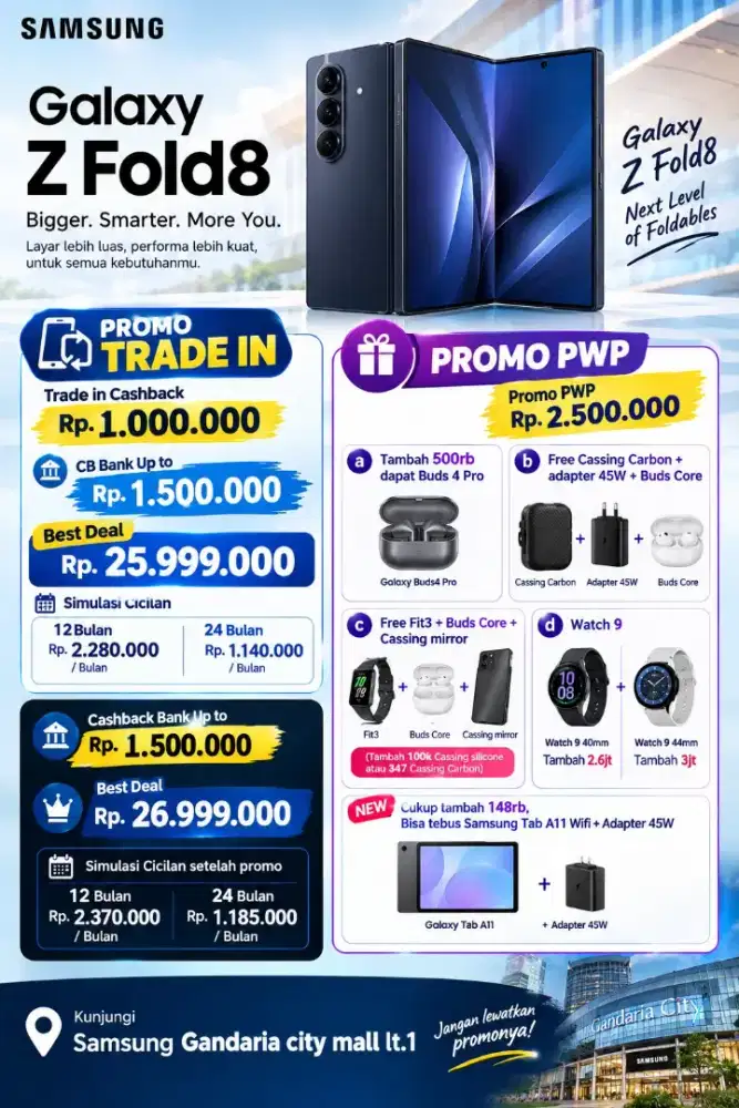 Foldable 8 Buy 1 Get 1