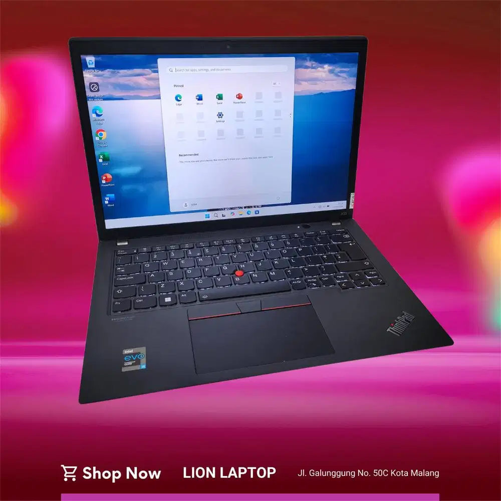 RAM 16GB Core i5 Gen 11 Slim Mulus Lenovo Thinkpad X13 Gen 2 [16|09]