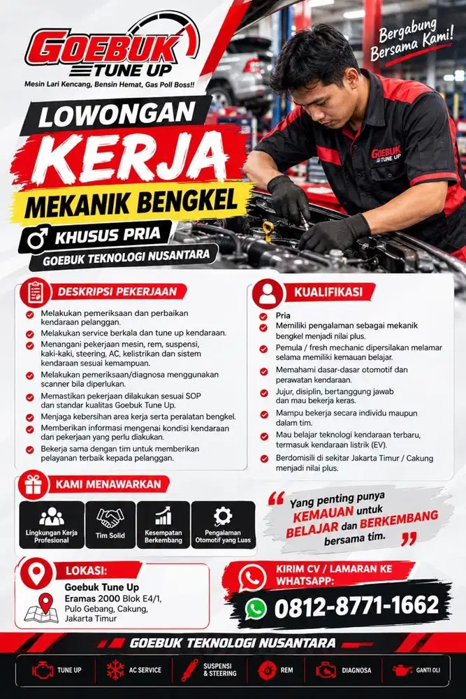 Mekanik Bengkel Mobil