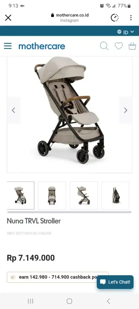 DIJUAL CEPAT NUNA STROLLER BARU!!!