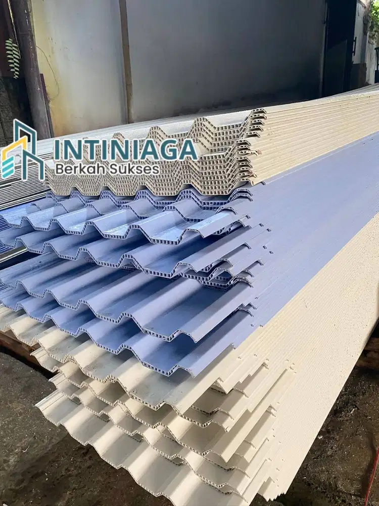 atap upvc doubel layer roofcold