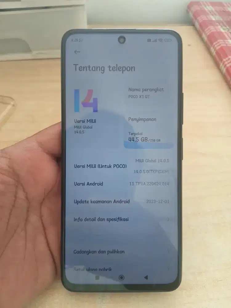 Poco X3 GT 5G 8/256GB Fullset