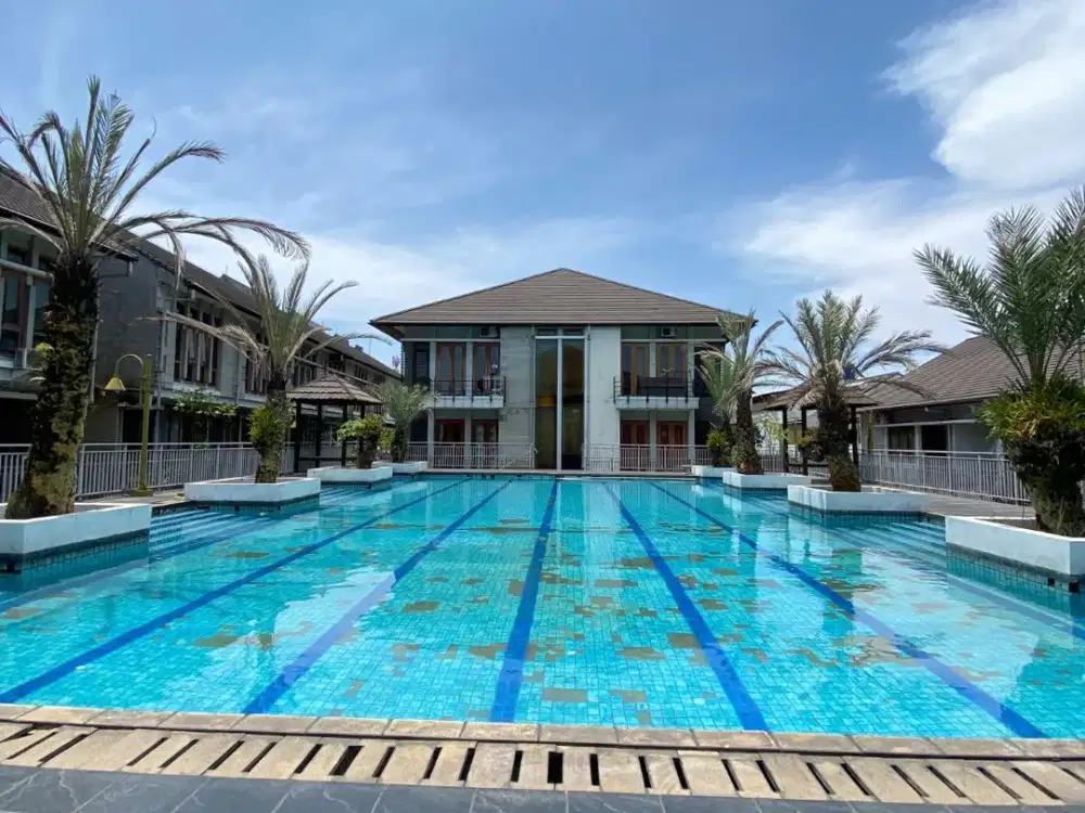 paket lengkap rumah minimalis bandung kolam renang playground instagramable full furnished!