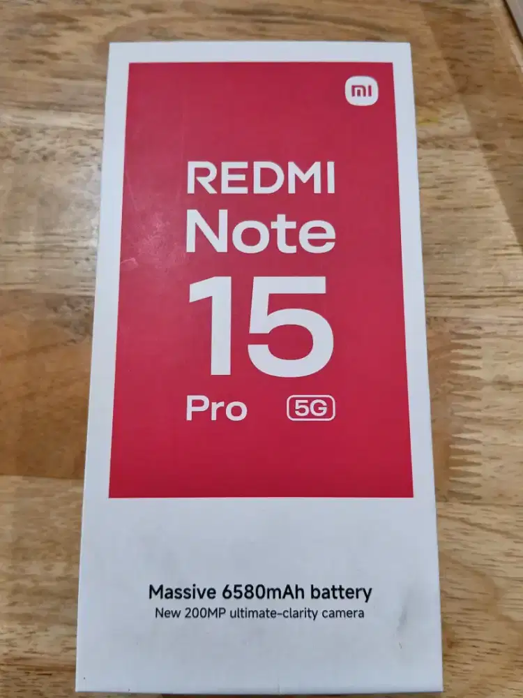 REDMI NOTE 15 PRO 5G 8/256G HITAM