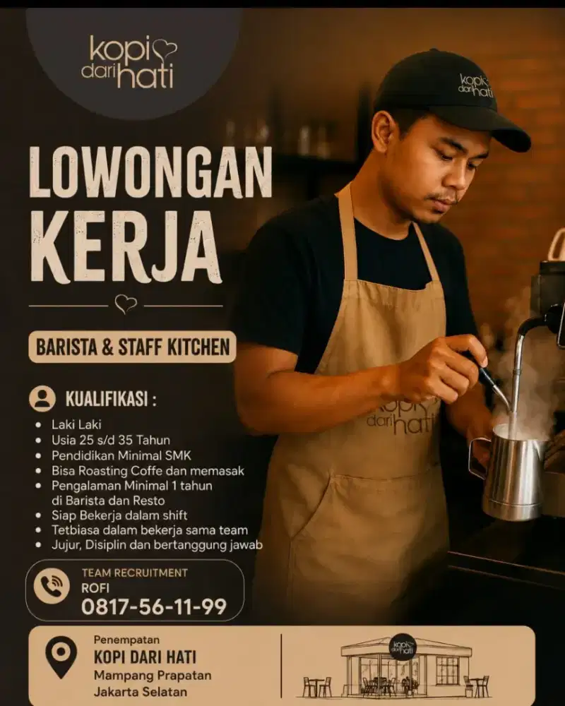 BARISTA & STAFF KITCHEN