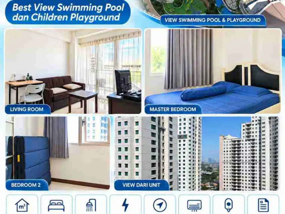 dijual apartemen waterplace Surabaya barat tower A