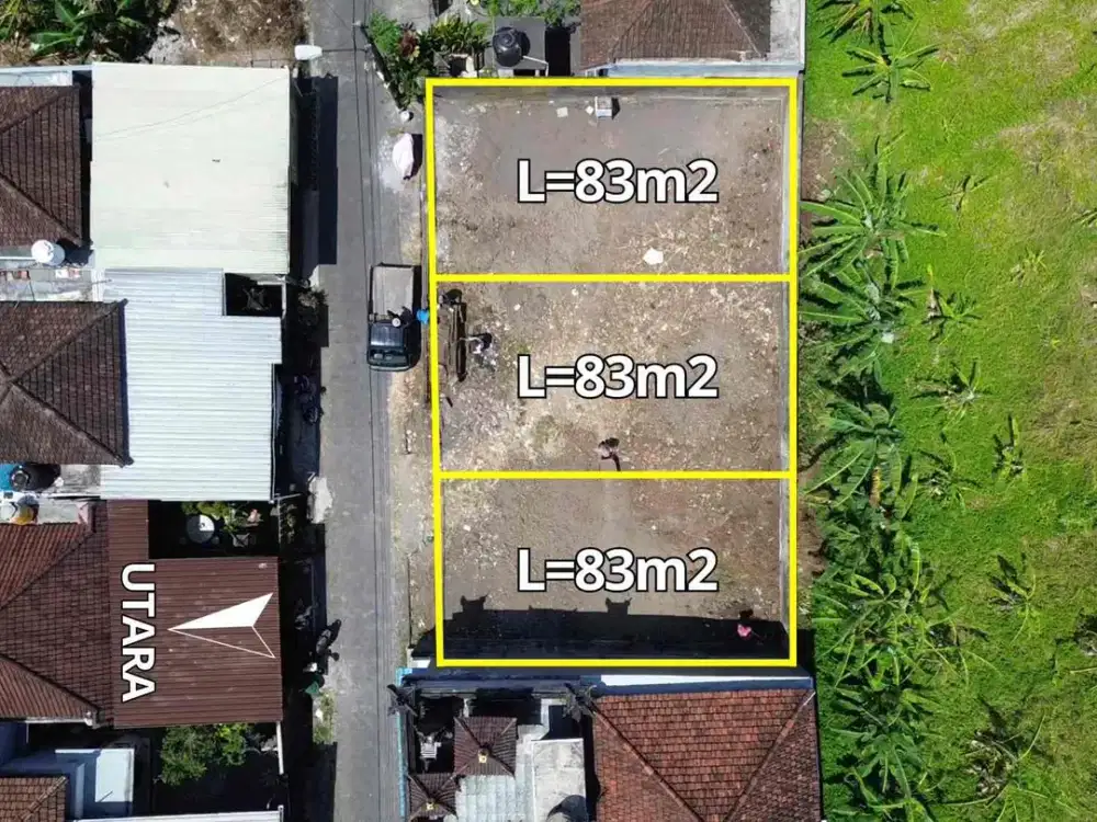 Dijual Tanah Kavling Luas 83m2 Di Jalan Suradipa Peguyangan Denpasar Utara