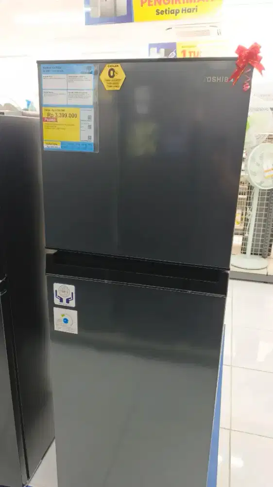 KULKAS TOSHIBA PROMO CICILAN TRIPLE ZERO 0% BUNGA, 0% ADMIN, 0% DP