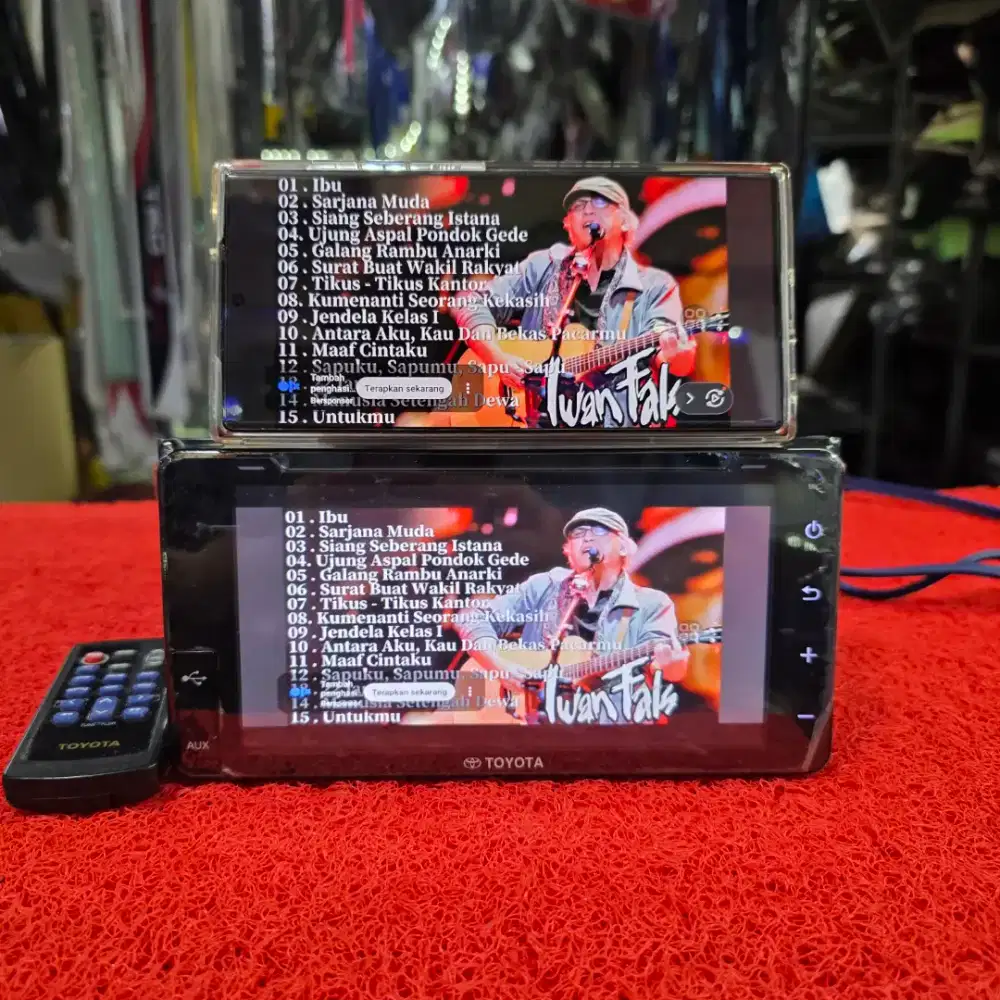 Head Unit TOYOTA RUSH TRD 2019-2021 Miracast Bluetooth USB CD Aux