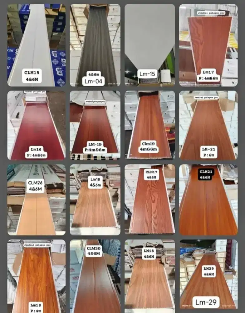 Menjual material plafon PVC