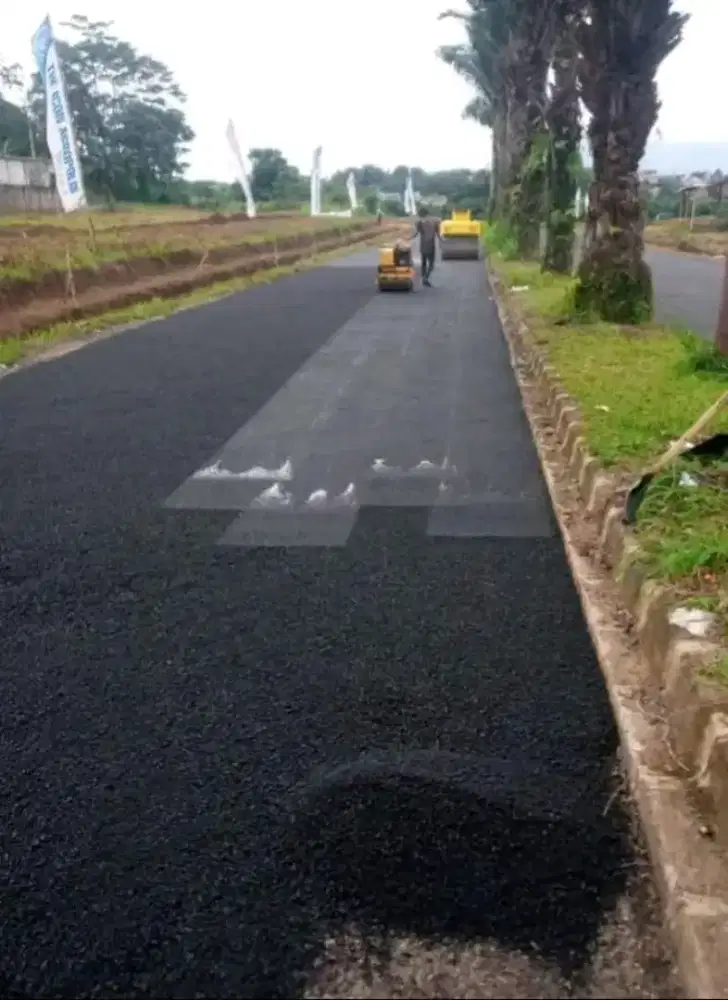Pengaspalan hotmix terima beres