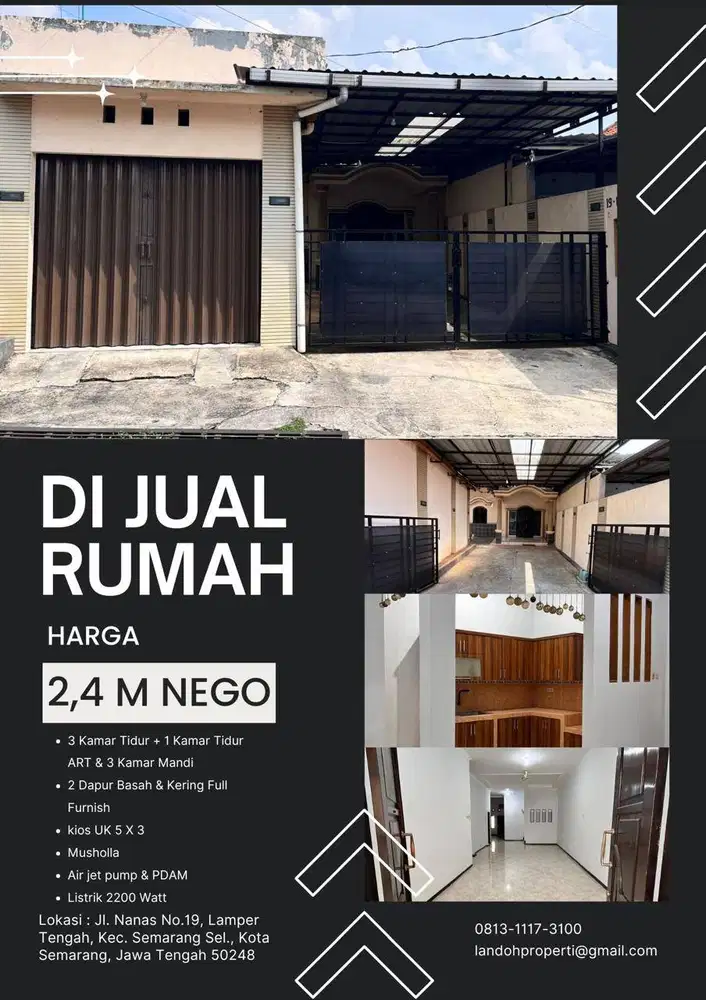 RUMAH LUAS UNTUK KENYAMANAN KELUARGA YANG LEBIH DI SEMARANG