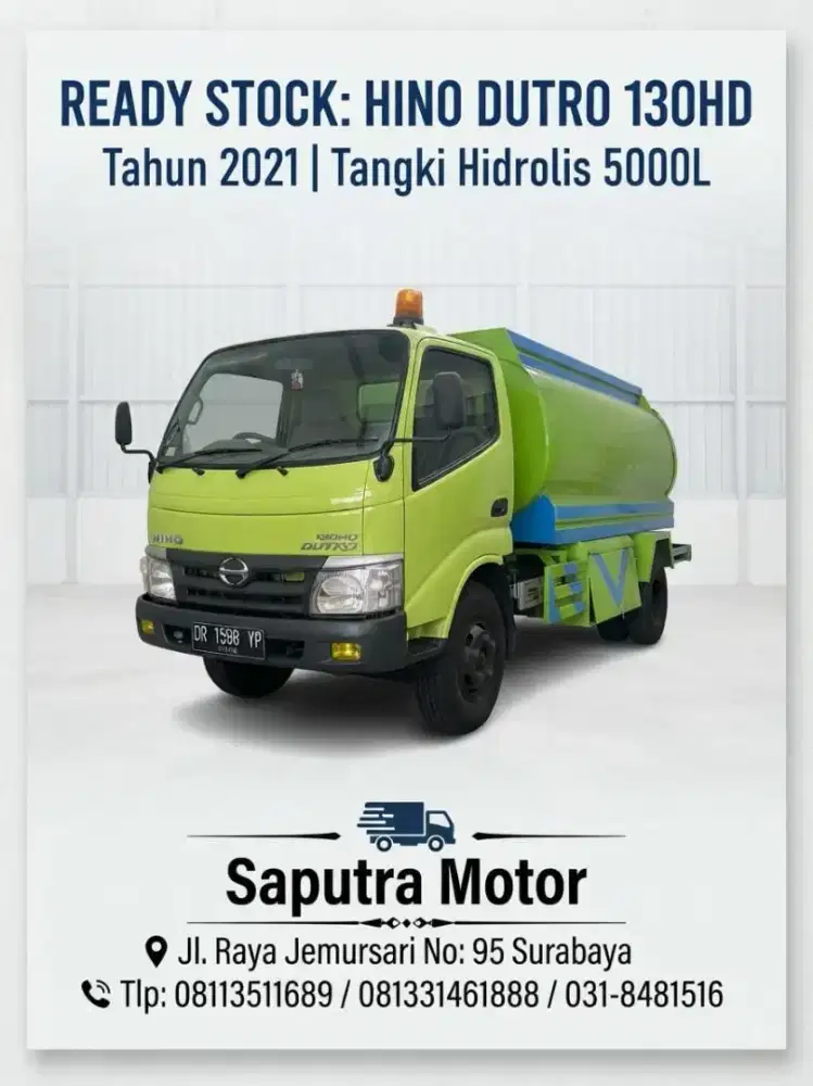 Hino 130HD Th2021 Tangki Hidrolis