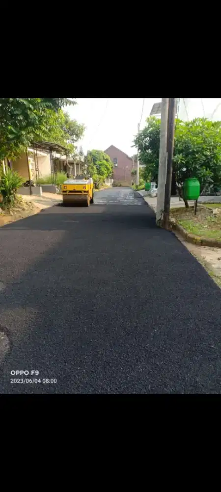 Pengaspalan hotmix kuat tahan lama