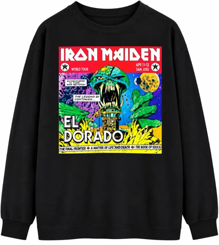 Stussy Crewneck Iron Maiden