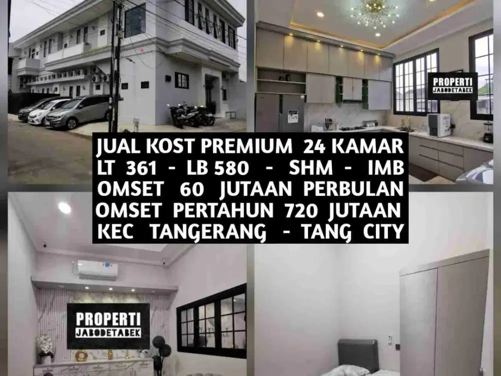 JUAL KOST KOSAN PREMIUM DEKAT TANG CITY MALL KAWASAN PEMDA KOTA TANGERANG