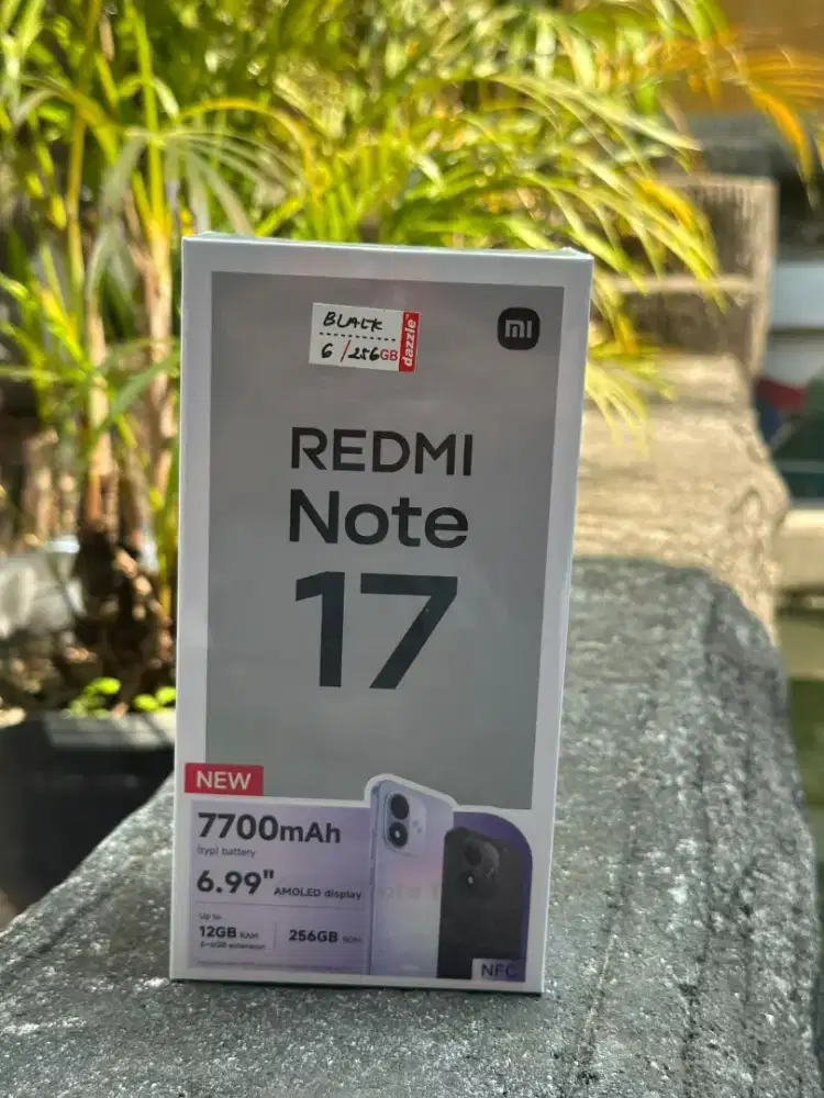 REDMI NOTE 17 6+6/128 GB NEWW