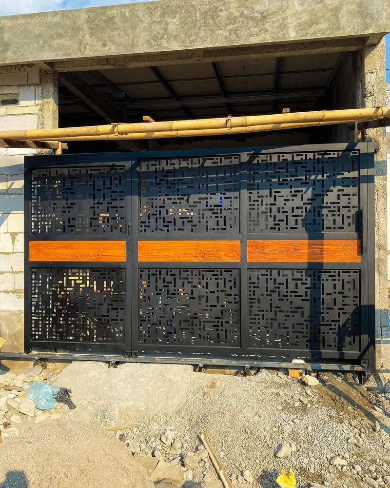 Pintu rumah laser cutting