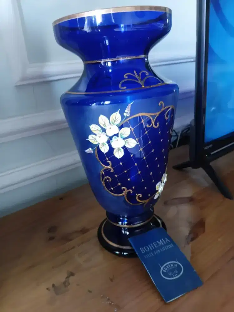 Vas Kristal Bohemia Czech Purple