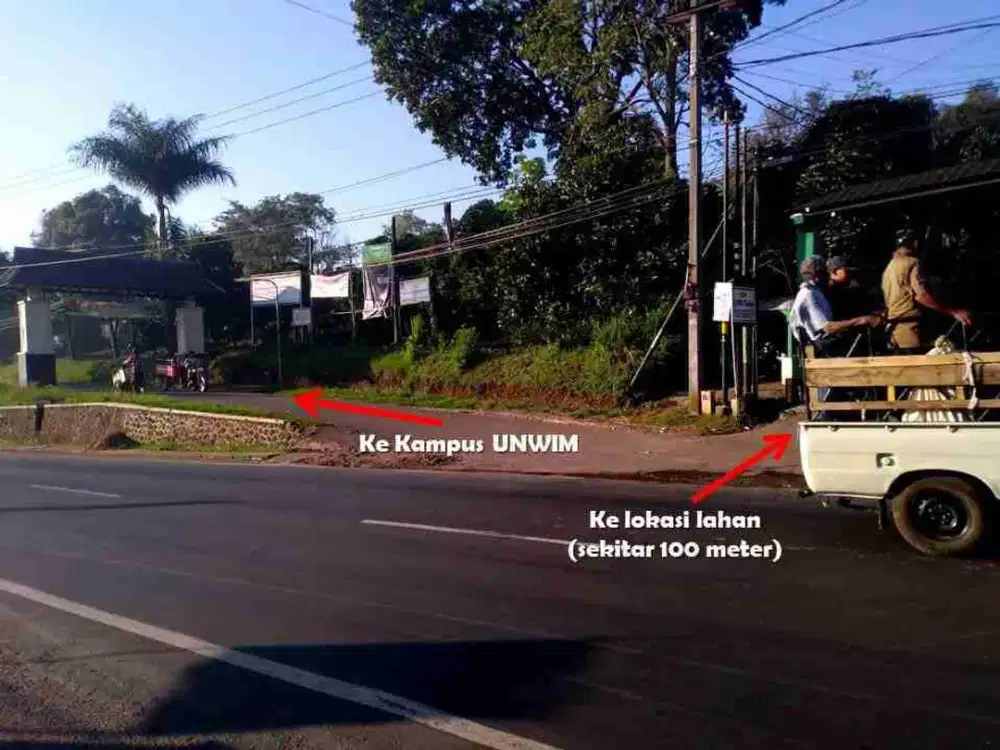 Dijual Cepat Tanah dekat Area Kampus di Jatinangor  dekat jalan Nasional Bandung Sumedang
