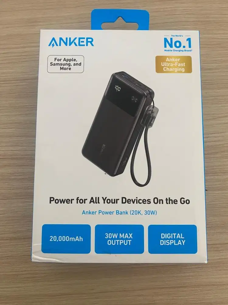 powerbank anker 30watt 20.000mah