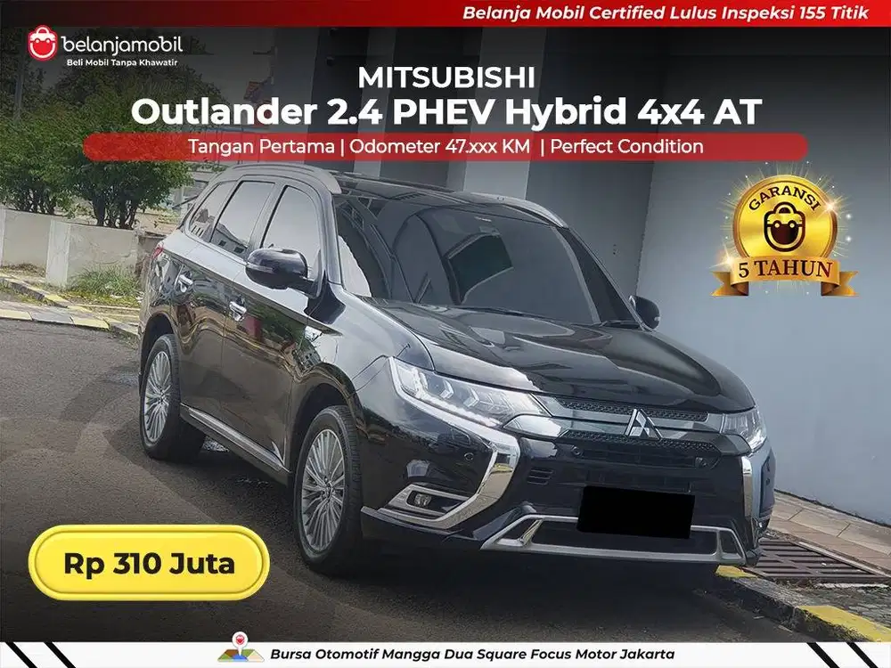 [ GARANSI 5THN 4x4 ] Mitsubishi Outlander 2,4 Hybrid AT 2018/2019/2020