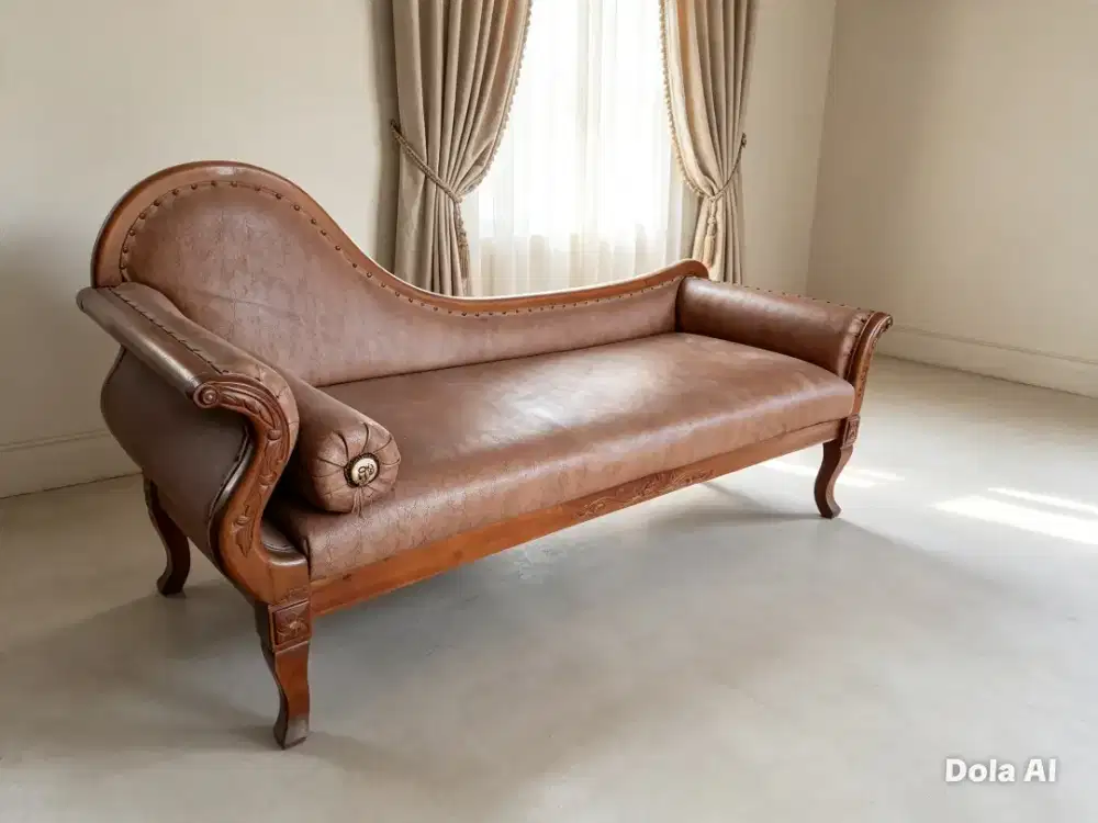 Sofa kayu jati ukir jok oscar