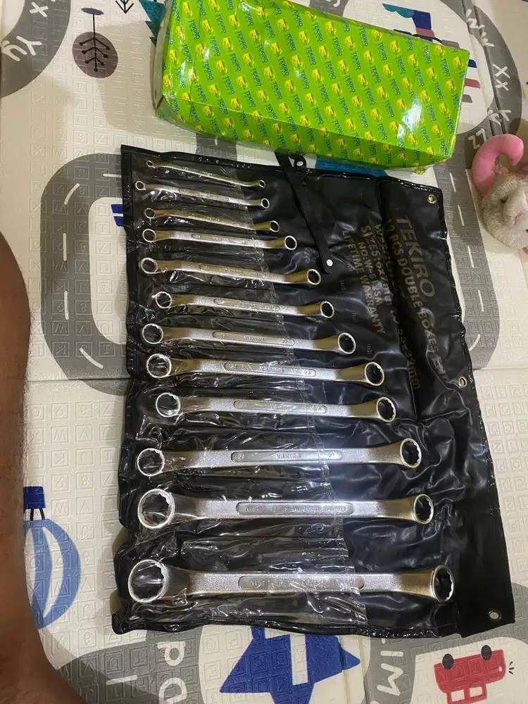 kunci ring set 12 pcs ukuran 6 - 32 mm