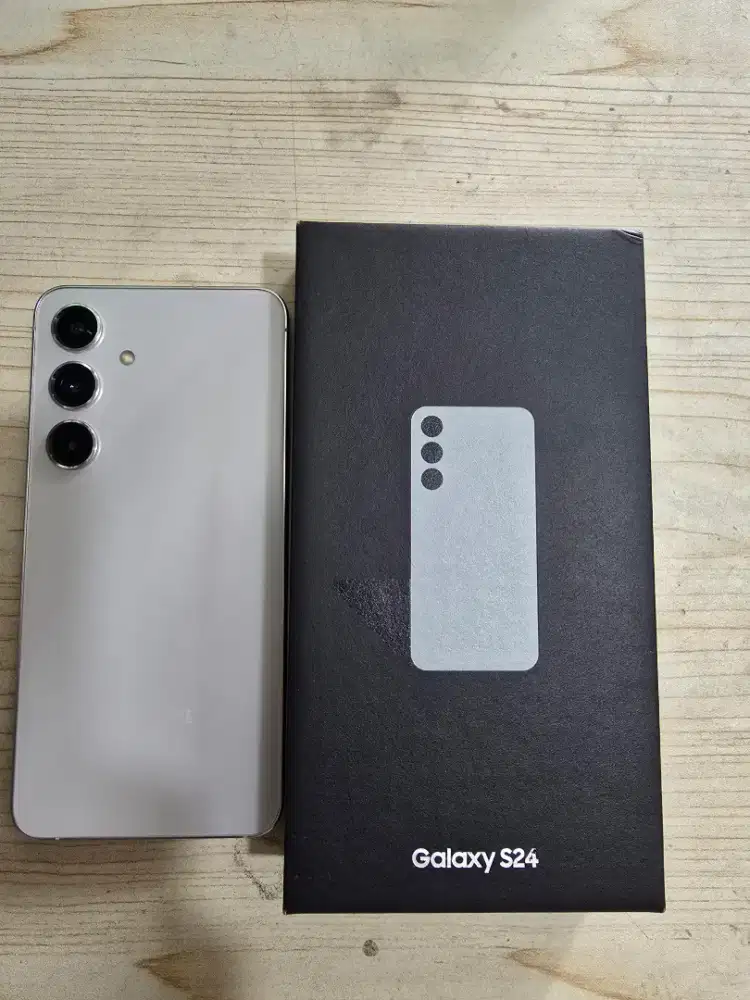 Samsung S24 Basic 8/256GB Marble Gray Fullset mulusssss