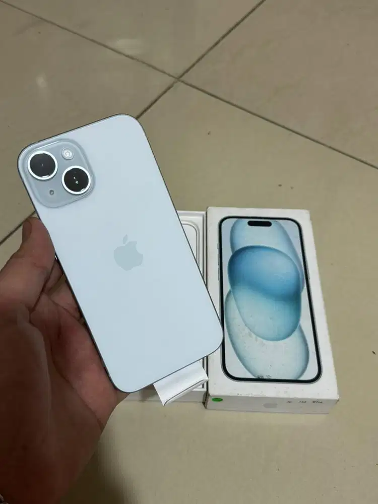 iphone 15 128gb ibox Garansi baru off minggu lalu super mulus