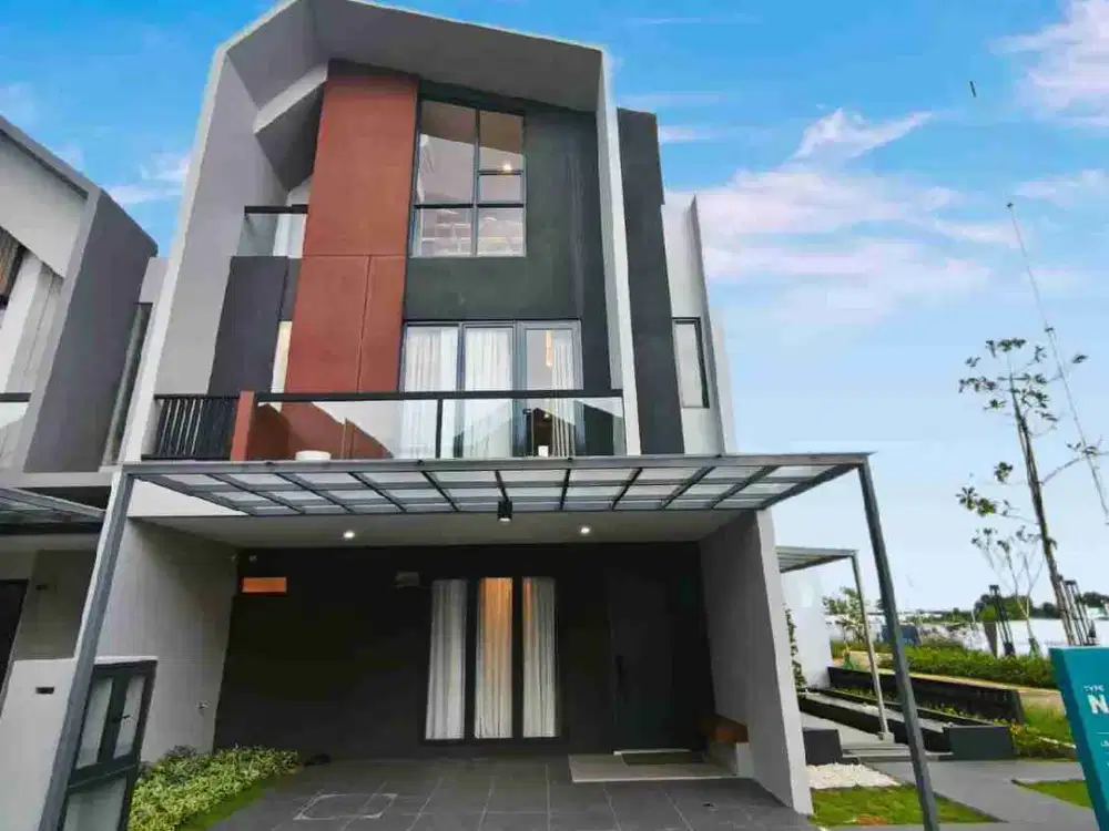 Rumah 2 lantai cluster Navara di harapan indah bekasi