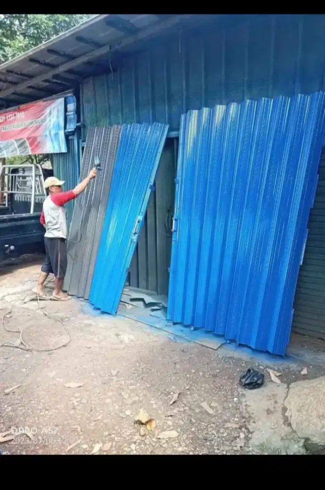 Rolling door gulung folding gate servis