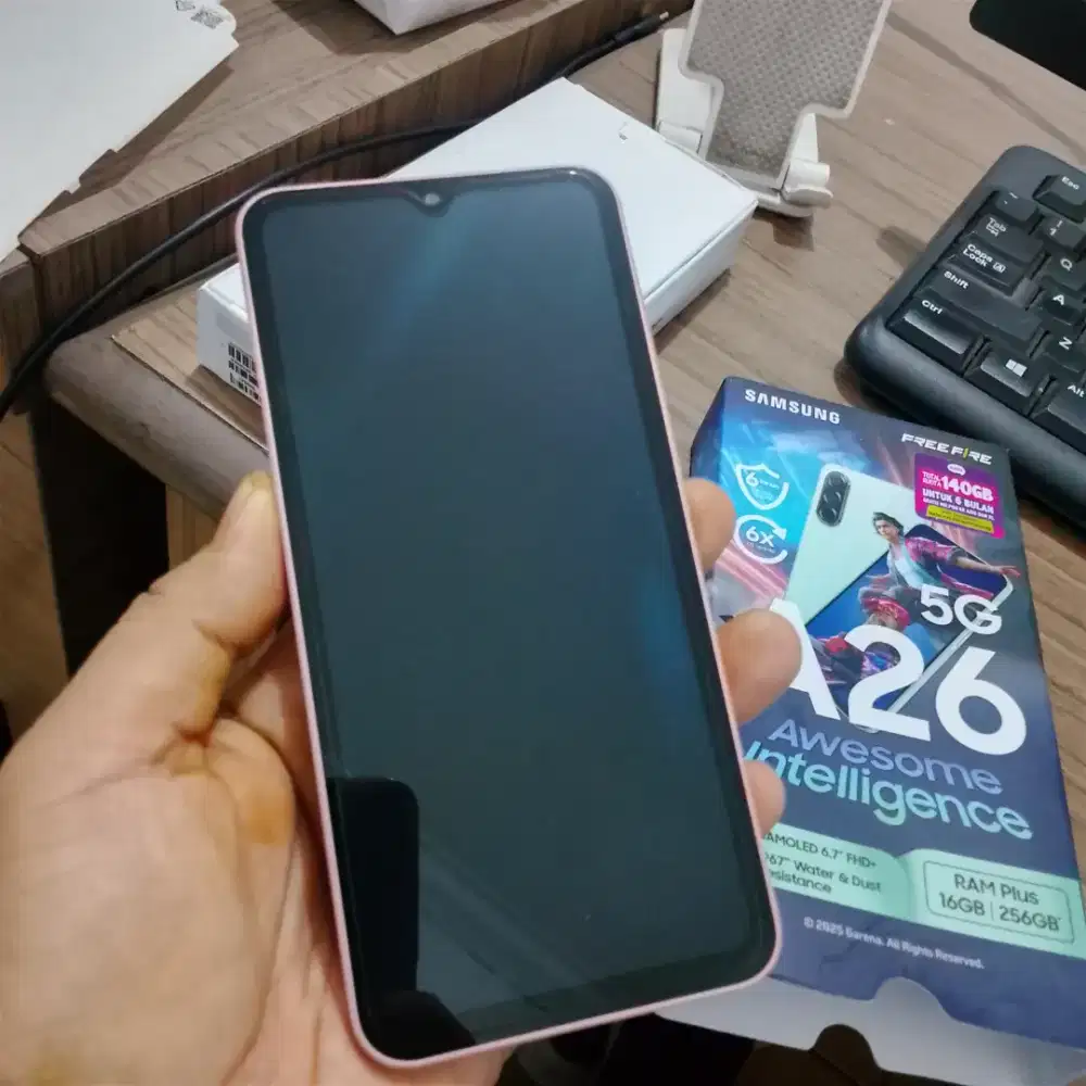 Samsung A26 5G Warna Pink Mulus 8/256