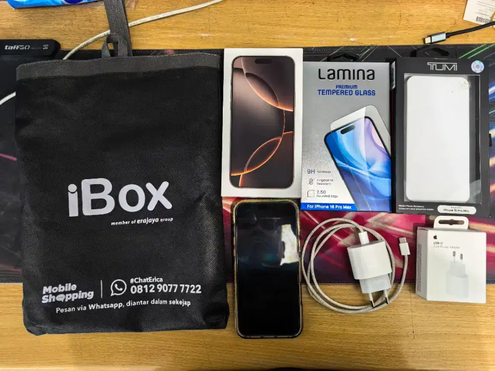 Iphone 16 Pro Max 512GB Resmi iBox fullset