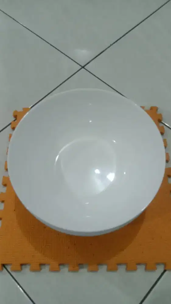 Mangkok beling putih 22cm