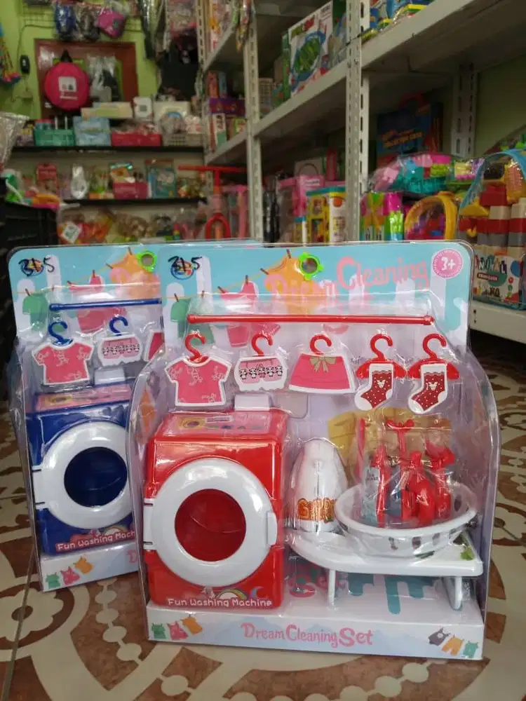 mainan anak mesin cuci set