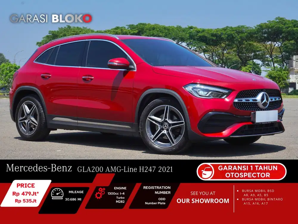 Warranty ON - Mercedes Benz GLA200 AMG-Line H247 2021